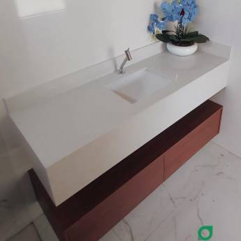 Comprar o produto de Pias de Mármore para Banheiro em Marmorarias em Joinville, SC por Solutudo