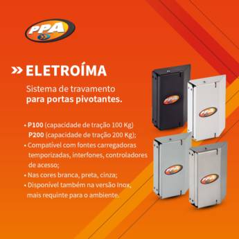 Comprar o produto de Eletroíma - Sistema de travamento para portas pivotantes em Segurança e Monitoramento em Jundiaí, SP por Solutudo