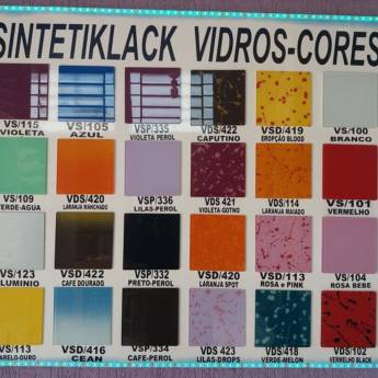 Comprar o produto de Pintura em Vidros - Serigrafia Exclusiva no Parque Savoy City - São Paulo, SP em Restauração de Móveis e Peças em São Paulo, SP por Solutudo