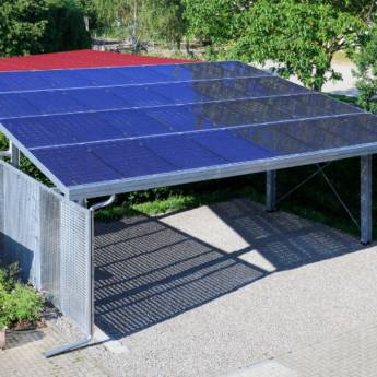 Comprar o produto de Instalação de Carport Solar - Proteção e Energia Sustentável em Lins em Energia Solar em Lins, SP por Solutudo