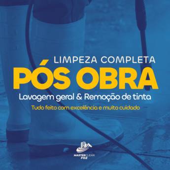 Comprar o produto de Limpeza pós-obra em Foz do Iguaçu em Limpeza em Foz do Iguaçu, PR por Solutudo