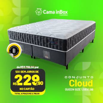 Comprar o produto de  Cama Inbox Conjunto Cloud  em Camas Box em Foz do Iguaçu, PR por Solutudo