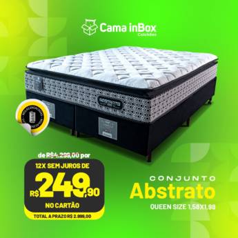 Comprar o produto de  cama Inbox Conjunto Abstrato  em Camas Box em Foz do Iguaçu, PR por Solutudo