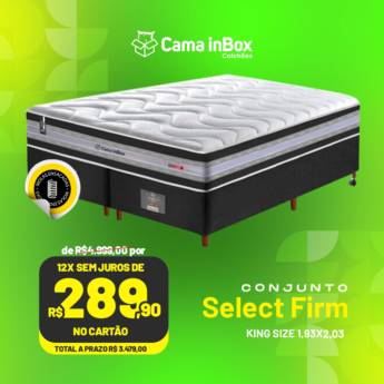 Comprar o produto de  cama Inbox Conjunto Select Firm  em Camas Box em Foz do Iguaçu, PR por Solutudo
