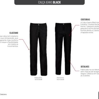 Comprar o produto de Calça Jeans Black  em Uniformes em Botucatu, SP por Solutudo