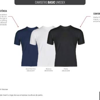 Comprar o produto de Camisetas Basic Unissex  em Uniformes em Botucatu, SP por Solutudo