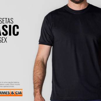 Comprar o produto de Camisetas Basic Unissex  em Uniformes em Botucatu, SP por Solutudo