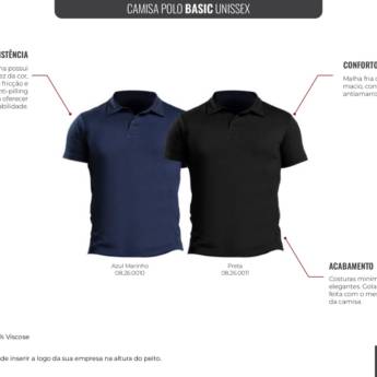 Comprar o produto de Camisa Polo Basic Unissex  em Uniformes em Botucatu, SP por Solutudo