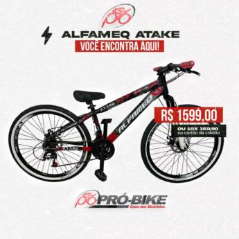 Comprar o produto de Alfameq Atake - Potência e Estilo em Dourados/MS em Bicicletarias em Dourados, MS por Solutudo