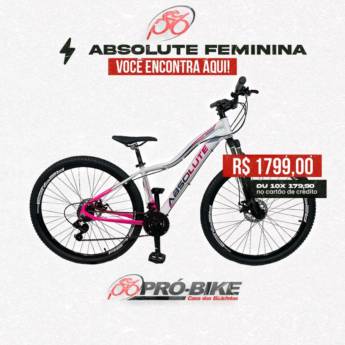 Comprar o produto de Absolute Feminina - Conforto e Estilo em Dourados/MS em Bicicletarias em Dourados, MS por Solutudo