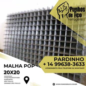 Comprar o produto de Malhas POP - Reforço Estrutural para Obras de Qualidade - Ninho Verde II Eco Residence, SP em Ferragens em Ninho Verde II Eco Residence, SP por Solutudo