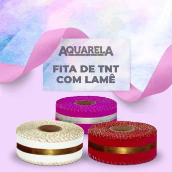 Comprar o produto de Fita de TNT com Lamê – Brilho e Elegância para Seus Presentes – São Paulo, SP em Artesanatos em São Paulo, SP por Solutudo