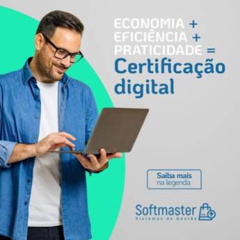 Comprar produto Certificação digital em Automação comercial - Sistemas pela empresa Softmaster Sistemas em Aracaju, SE