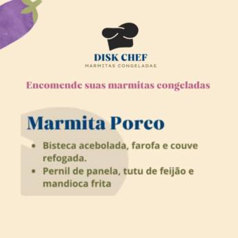 Comprar o produto de Marmita Porco  em Marmitarias em Botucatu, SP por Solutudo