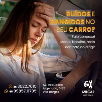 Comprar o produto de Barulhos e ruídos internos em Carros, Motos e Outros em Foz do Iguaçu, PR por Solutudo