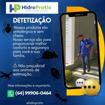 Comprar produto Dedetização em Dedetização pela empresa HidroPratic em Mineiros, GO