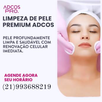 Comprar o produto de Limpeza de Pele Premium ADCOS: Revitalize sua Pele em Rio de Janeiro/RJ em Clínicas de Estética e Esteticistas em Rio de Janeiro, RJ por Solutudo
