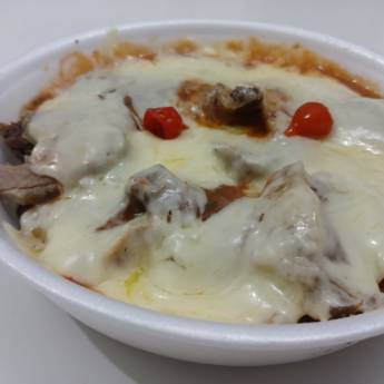 Comprar o produto de Parmegiana de Costela - Sabor Inesquecível com Arroz e Batata Frita em Avaré, SP em Costela em Avaré, SP por Solutudo