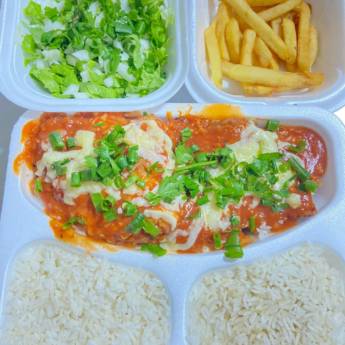 Comprar o produto de Parmegiana de Frango Individual – Sabor Incomparável em São Manuel, SP em Marmitex em São Manuel, SP por Solutudo