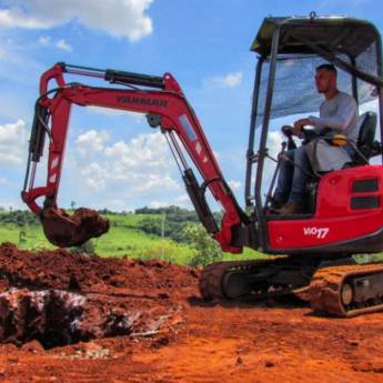 Comprar o produto de Locação de mini escavadeira (vio17) em Terraplanagens em Botucatu, SP por Solutudo Comprar o produto de Locação de mini escavadeira (vio17) em Terraplanagens em Botucatu, SP por Solutudo