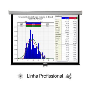 Comprar o produto de Tela de Projeção Retrátil - Versatilidade e Praticidade para Ambientes Educacionais e Corporativos em São Paulo em Projetores e Telas em São Paulo, SP por Solutudo