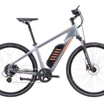 Comprar o produto de Bicicleta Caloi E-Bike City Tour Altus 8v Grafite/Laranja A700 em Bicicletarias em Dourados, MS por Solutudo