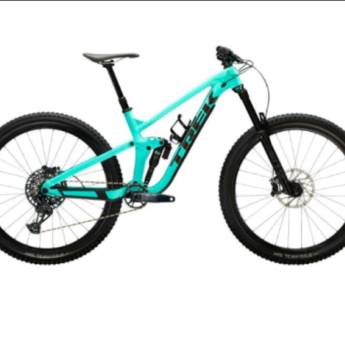 Comprar o produto de Bicicletas MTB - Bicicleta Trek Slash 8 5 Geração SRAM GX Eagle 12v Verde A29 em Bicicletarias em Dourados, MS por Solutudo