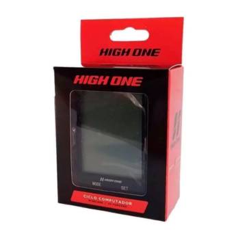 Comprar o produto de Ciclo computador velocímetro high one 20 funções wireless c/ luz em Bicicletarias em Dourados, MS por Solutudo