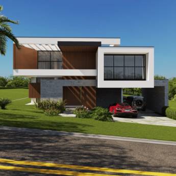 Comprar o produto de Residência Chapada D+A - Design Sofisticado com Estúdio de Música em Balanço - Riviera de Santa Cristina XIII, SP em Projeto arquitetônico em Riviera de Santa Cristina XIII, SP por Solutudo