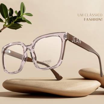 Comprar o produto de Armação Jean Pierre: Conforto e Leveza em Avaré com a Ótica Rita em Óculos em Avaré, SP por Solutudo