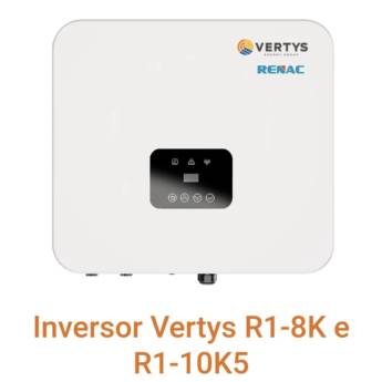 Comprar o produto de Inversor Vertys R1-8K e R1-10K5: Eficiência e Versatilidade para Sistemas Solares em Rondonópolis em Inversores em Rondonópolis, MT por Solutudo