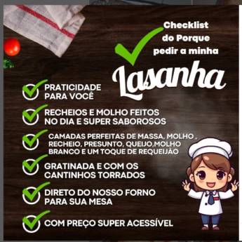 Comprar o produto de Peça já a sua! em Lasanha em Leopoldina, MG por Solutudo