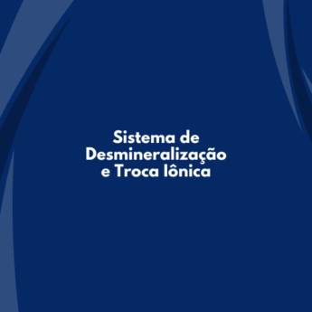 Comprar o produto de Sistema de Desmineralização e Troca Iônica – Máxima Eficiência em Tratamento de Água em Tratamento de Água em São Paulo, SP por Solutudo