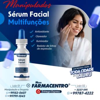 Comprar o produto de Sérum Facial Multifunções em Manipulados em Bauru, SP por Solutudo