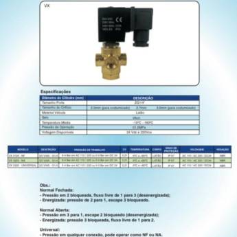 Comprar o produto de Válvulas Solenoide de Ação Direta 3/2 Vias – Solução de Alta Performance da Gera Válvulas em Campinas-SP em Válvulas e Conexões Pneumáticas em Campinas, SP por Solutudo