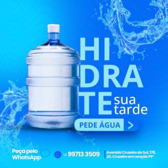 Comprar o produto de Água Mineral Leve Life – Qualidade e Pureza em Lençóis Paulista/SP em Águas Minerais em Lençóis Paulista, SP por Solutudo