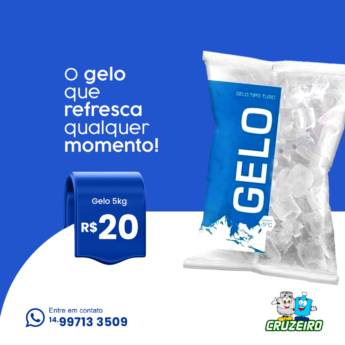 Comprar o produto de Gelo – Qualidade e Conveniência em Lençóis Paulista/SP em Gelo em Lençóis Paulista, SP por Solutudo