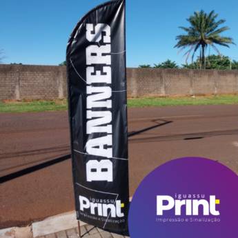 Comprar o produto de Wind banner em Acessórios para Comunicação Visual em Foz do Iguaçu, PR por Solutudo