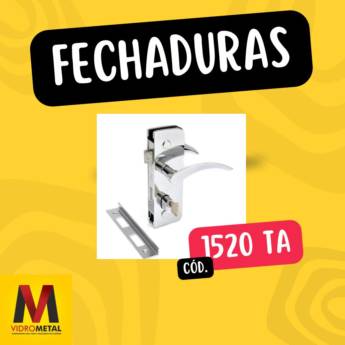 Comprar o produto de Fechaduras em Componentes para Vidraçaria pela empresa VidroMetal em Marília, SP por Solutudo