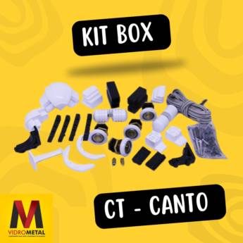Comprar o produto de Kits de Peças de Acessórios em Componentes para Vidraçaria pela empresa VidroMetal em Marília, SP por Solutudo