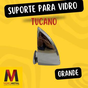 Comprar o produto de Suporte para Vidro em Componentes para Vidraçaria pela empresa VidroMetal em Marília, SP por Solutudo