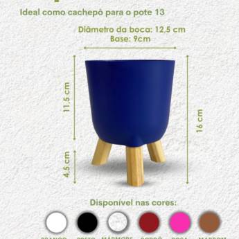 Comprar o produto de Cachepô Tripé Pote 13 em Floriculturas em São Paulo, SP por Solutudo