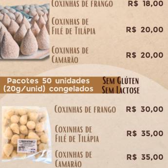 Comprar o produto de Cardápio de Salgados  em Ofertas em Leopoldina, MG por Solutudo