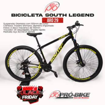 Comprar o produto de Black Friday Bicicleta South Legend Aro 29 em Bicicletarias em Dourados, MS por Solutudo