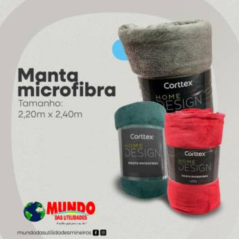 Comprar o produto de Manta de Microfibra  em Roupa de Cama em Mineiros, GO por Solutudo
