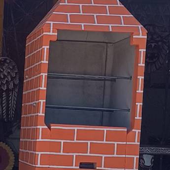 Comprar o produto de Churrasqueira 60x60x240cm em Churrasqueiras em Belém, PA por Solutudo