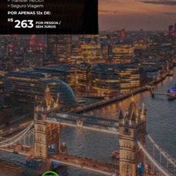 Comprar o produto de Visite e Explore Londres com a Blend Way Viagens! em Ofertas: Hotéis e Viagens pela empresa Blend Way Viagens em Mineiros, GO por Solutudo