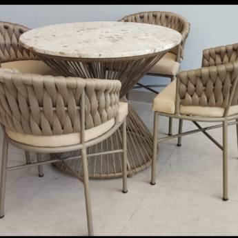 Comprar o produto de Jogo Ampulheta no Mármore: Elegância e Conforto para Sua Área Gourmet em Cardoso, SP em Mármore em Cardoso, SP por Solutudo