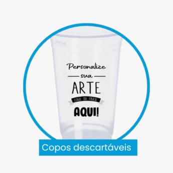 Comprar o produto de Copos descartáveis personalizados em Gráficas e Impressão em Foz do Iguaçu, PR por Solutudo