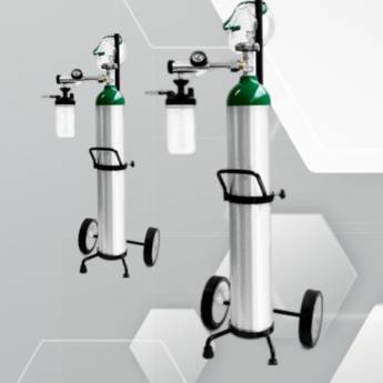 Comprar o produto de Cilindro de Oxigênio Medicinal - Segurança e Mobilidade em Carazinho-RS em Produtos Hospitalares em Carazinho, RS por Solutudo